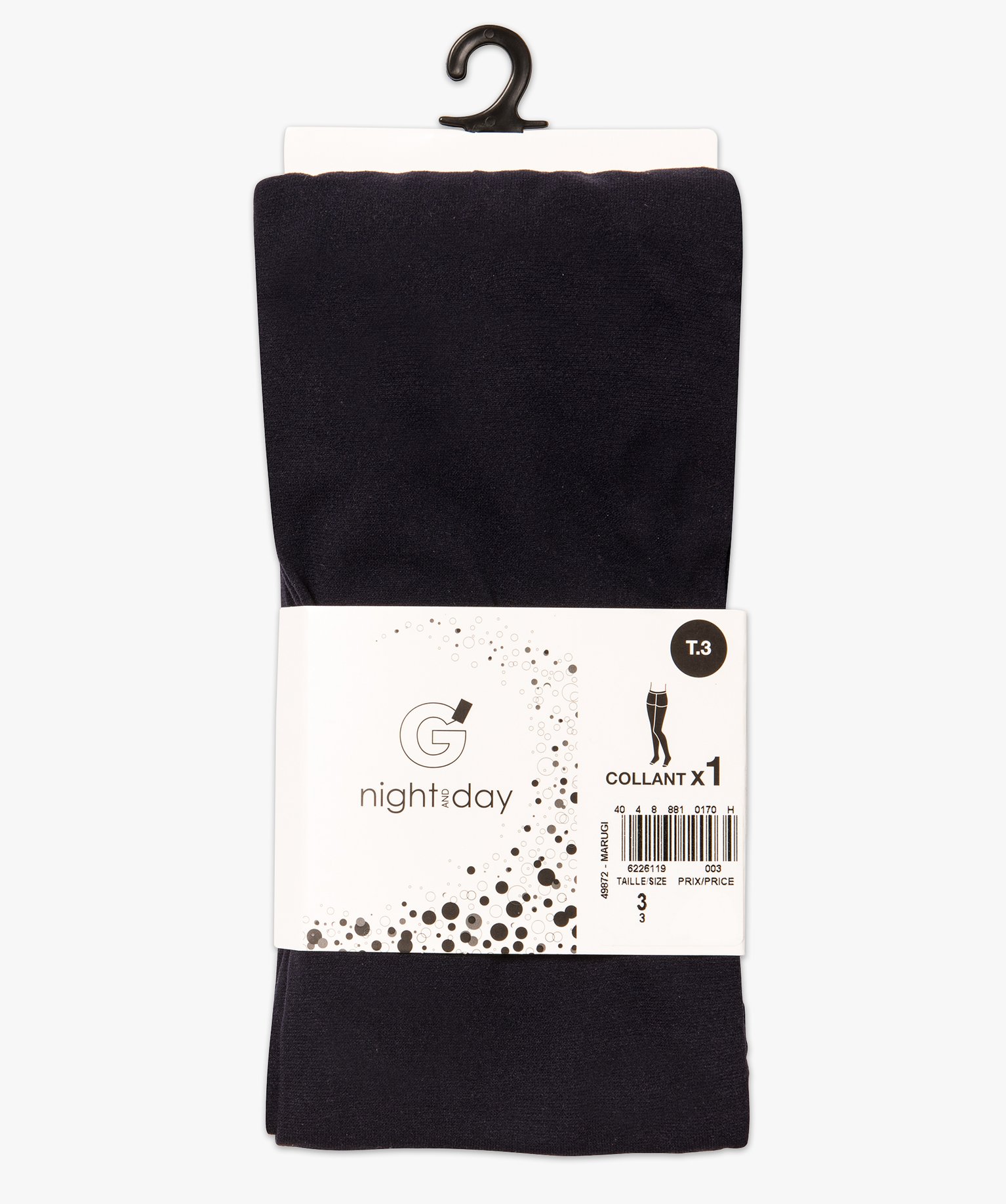 Collants semi-opaques unis 50 Deniers bleu fonce | GEMO