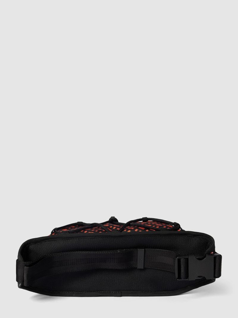 Bauchtasche mit Allover-Logo Modell 'Bumbag' - BOSS x Khaby 2.0 in dunkel orange