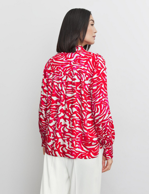 Bluse mit Allover-Print