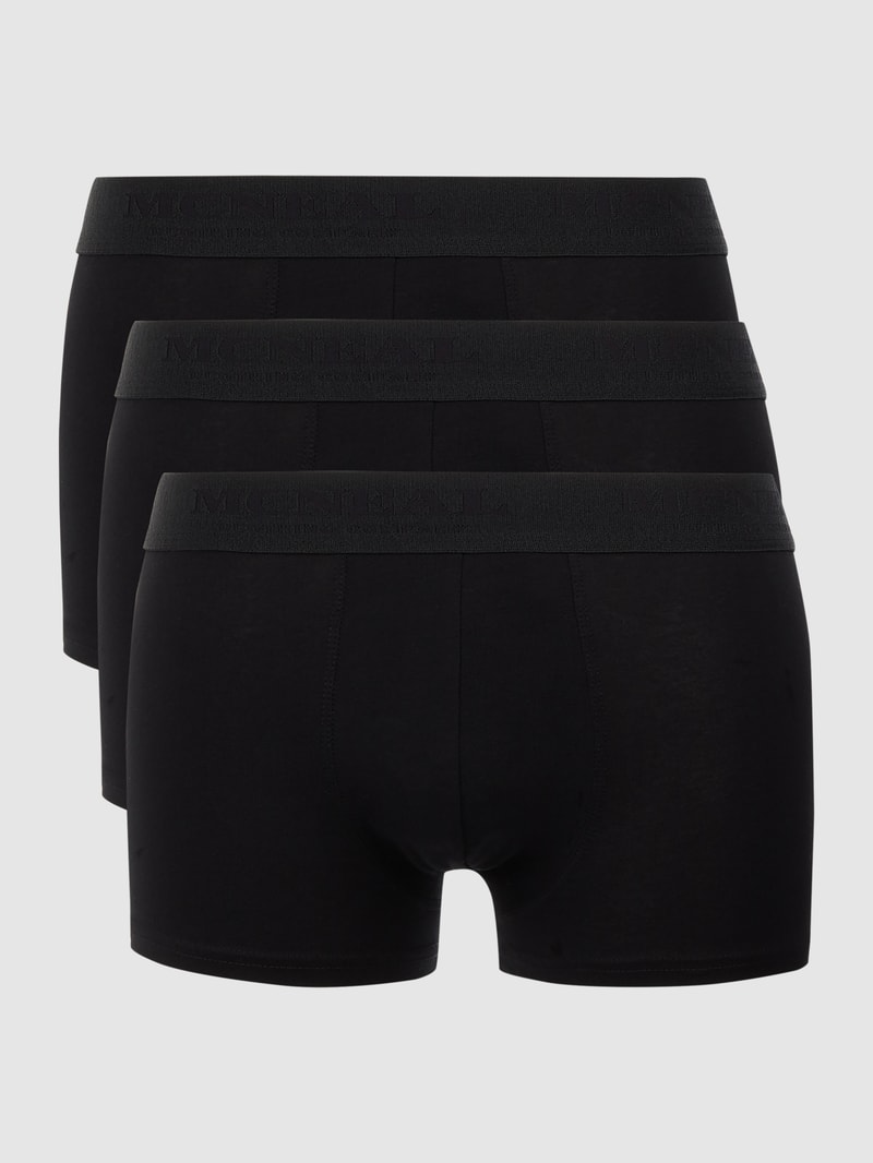 Trunks im 3er-Pack in schwarz