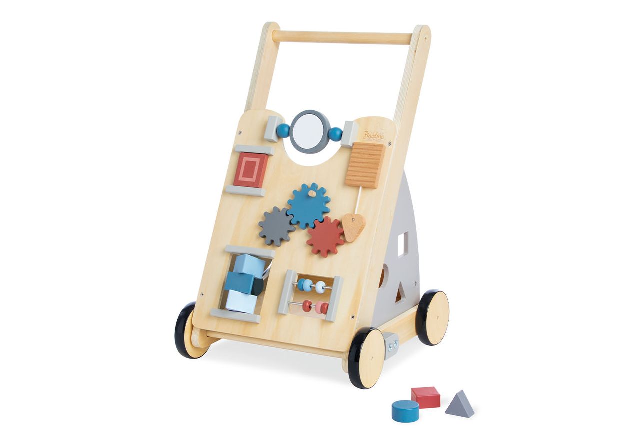 Pinolino Kinderträume Pinolino Activity-Lauflernwagen grau (mit FSC) Kinderlaufhilfe