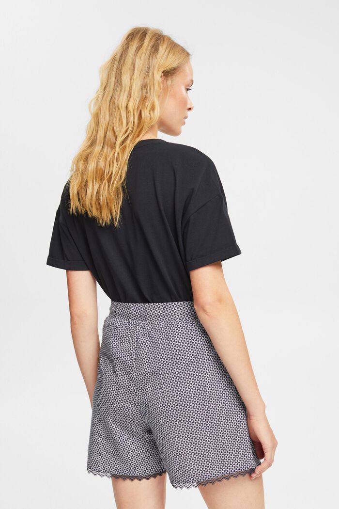 Jersey-Shorts mit Print