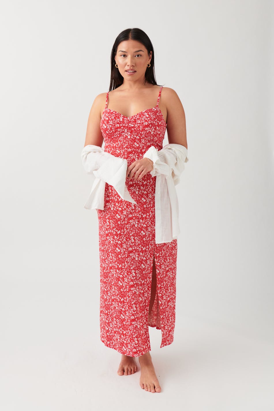 Slip midi dress