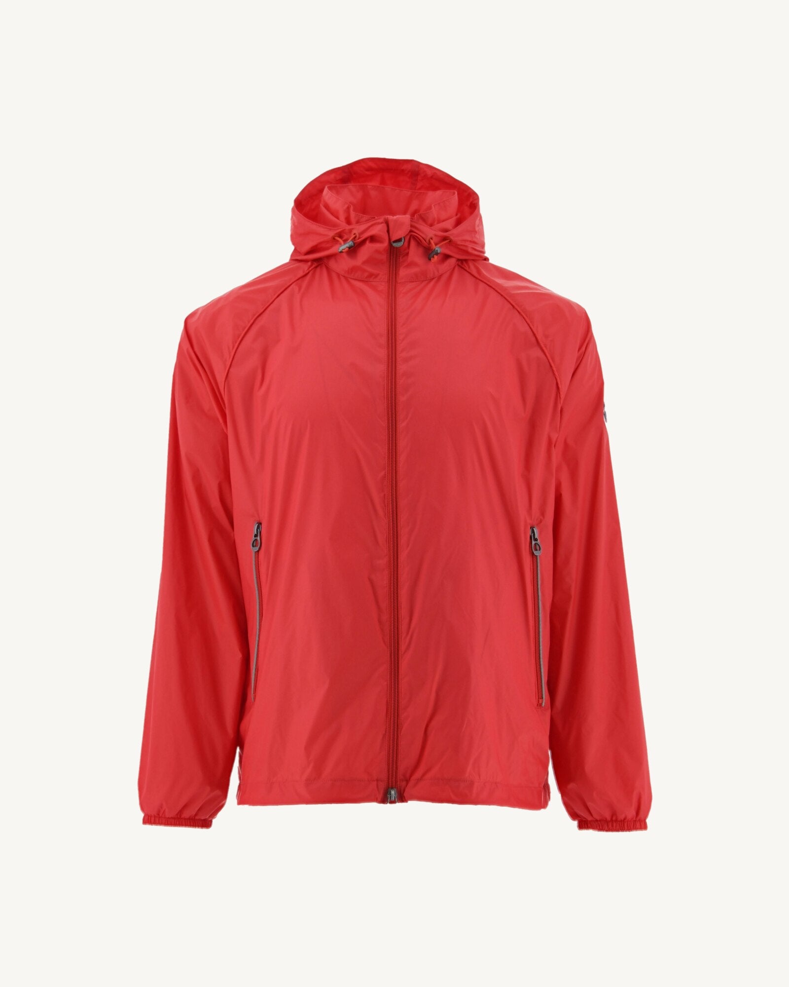 Coupe-vent à capuche Rouge vif Mistral