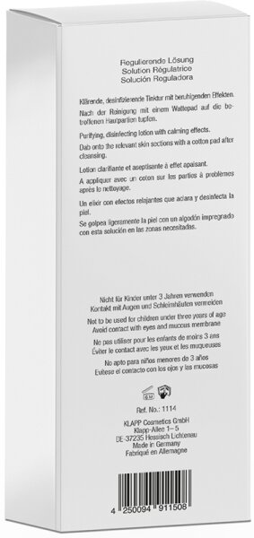 KLAPP Skin Care Science PSC Active Sebum Reducer Tonic Gesichtswasser