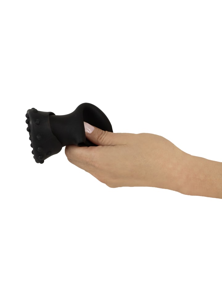 Couples Choice Massagestab wand vibrator with 3 Attachments in schwarz günstig kaufen 21,5 cm