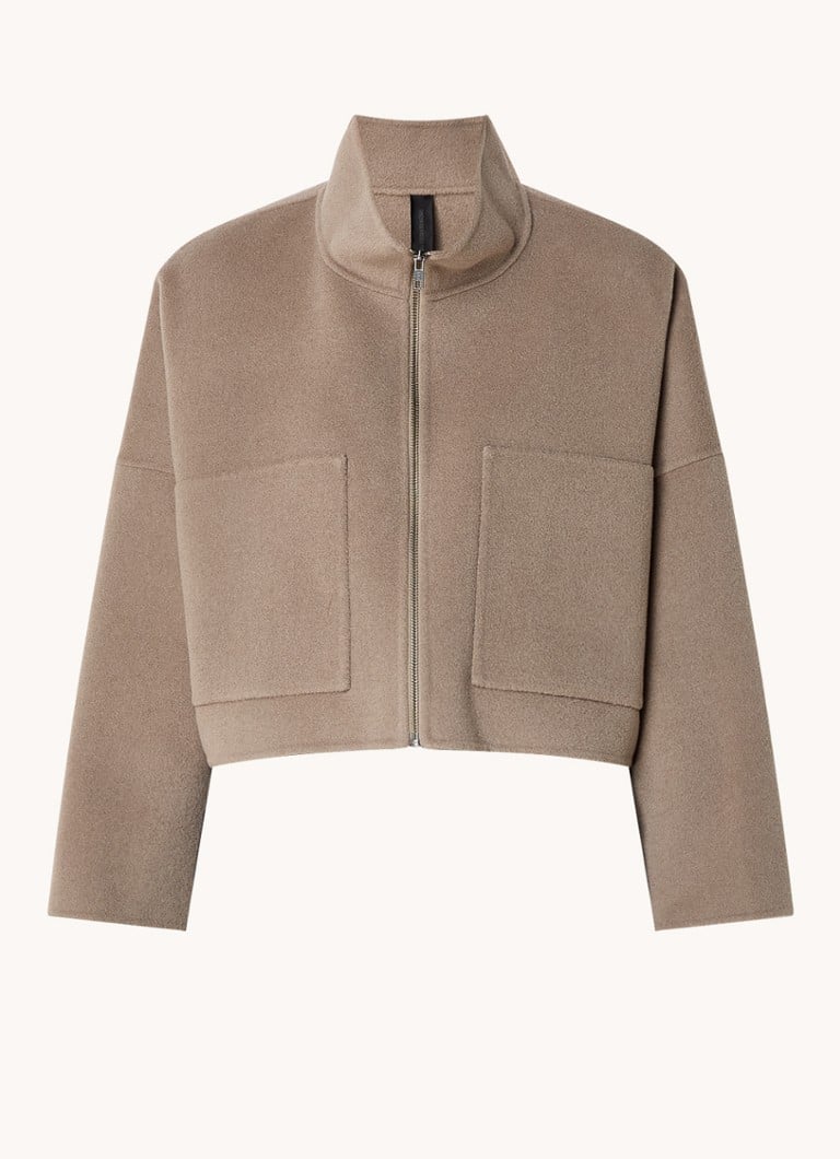 DRYKORN Elstow jacket in wool blend with patch pockets