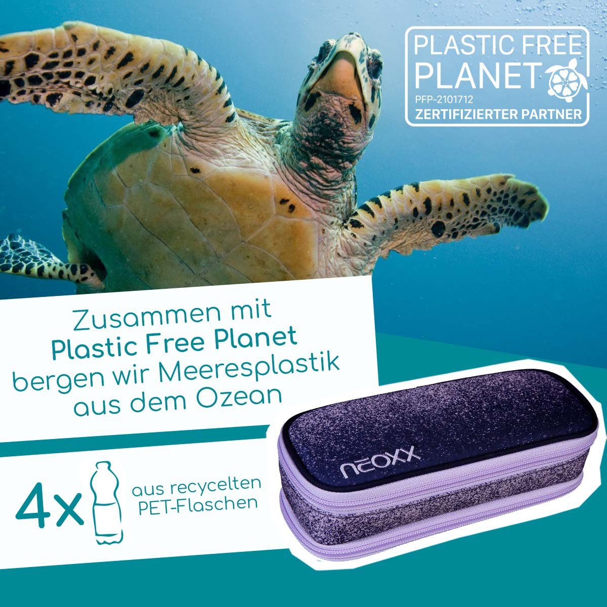 neoxx Schreibgeräteetui Catch, Glitterally perfect, aus recycelten PET-Flaschen