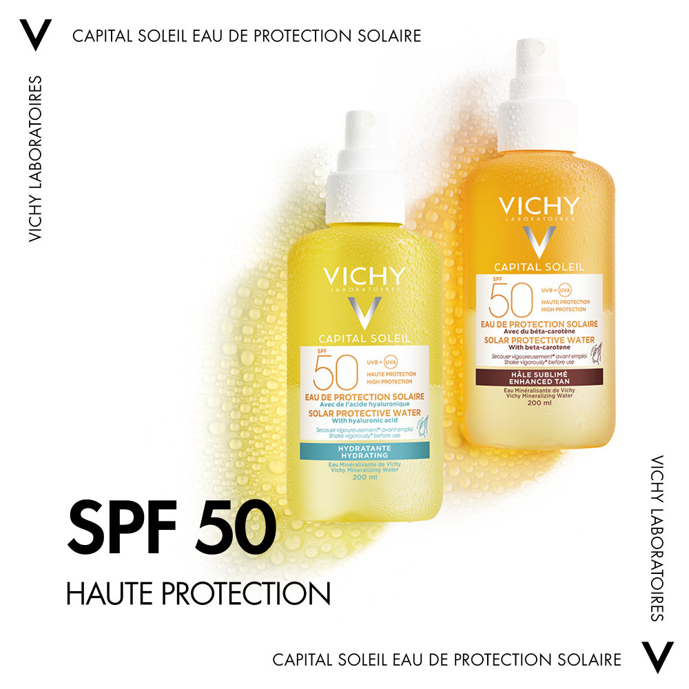 Vichy CS  EAU DE PROTECTION HÂLE SUBLIMÉ SPF 50 Eau de protection solaire hâle sublimé SPF50