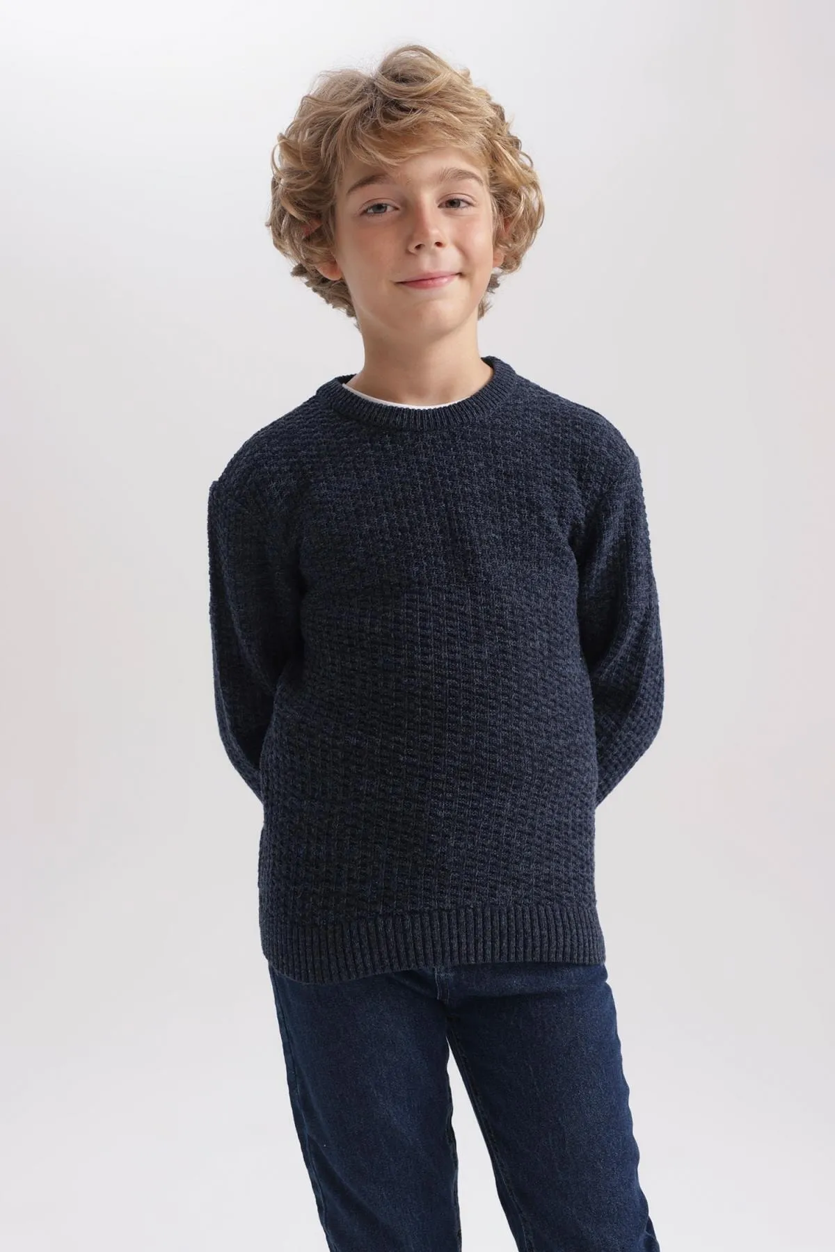 DeFacto  Strickpullover mit Rundhalsausschnitt - Junge A5004a823wn