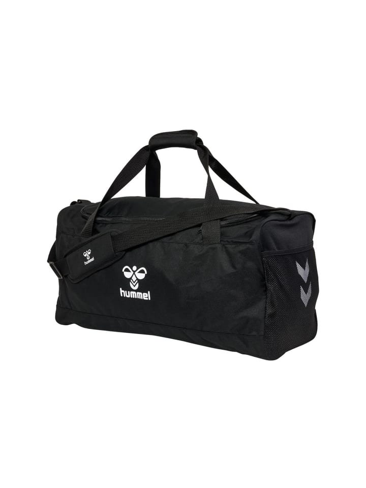 Hummel Sporttasche mit Schultergurt und stabilem Boden in Schwarz günstig kaufen