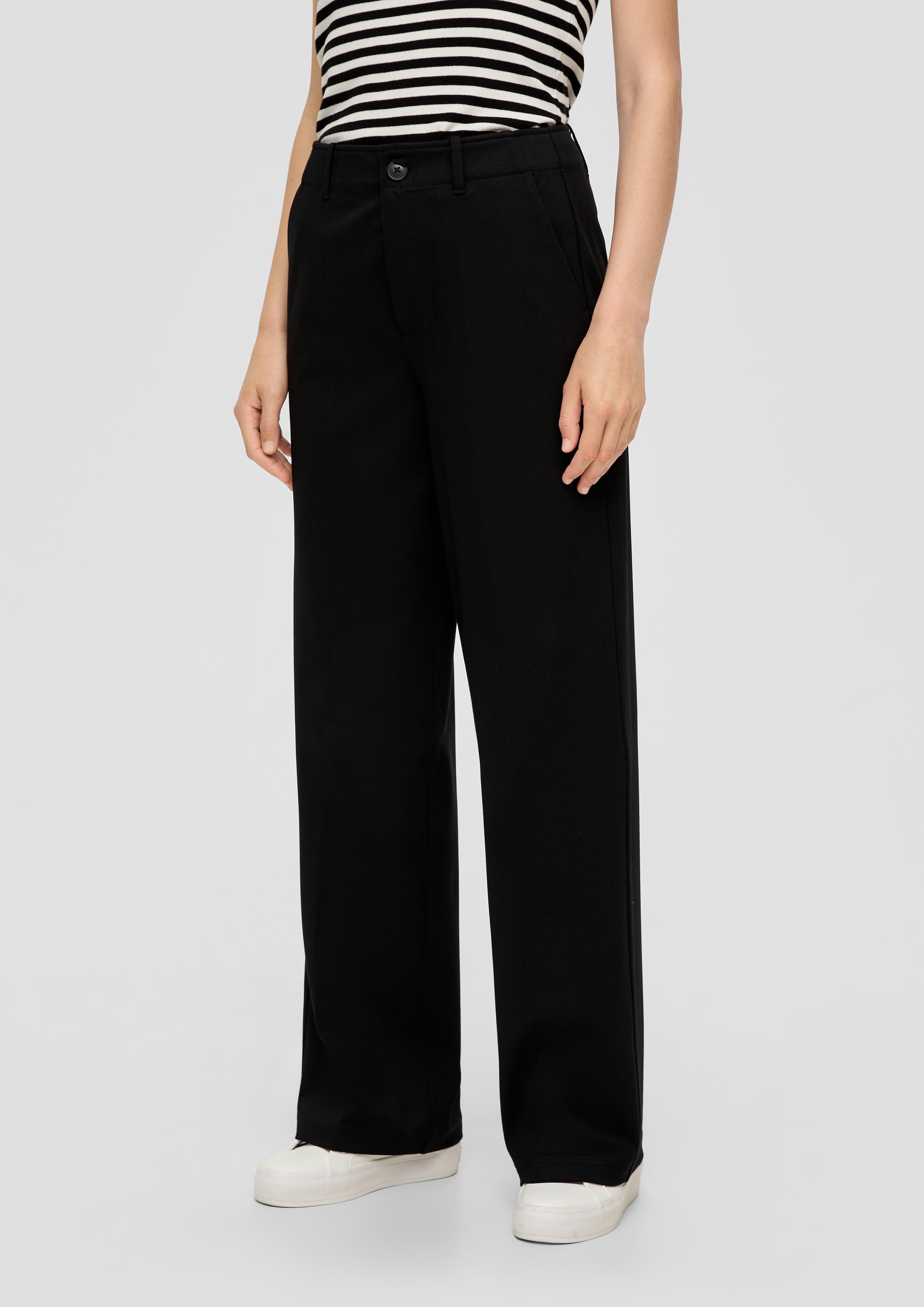 Regular: Twill-Hose mit Wide Leg  2133509-9999