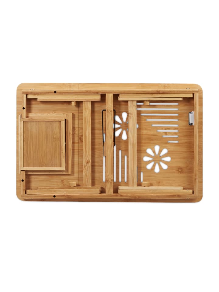 relaxdays Laptoptisch in Natur 17 Zoll - (B)69x (H)30 x (T)35 cm günstig kaufen onesize