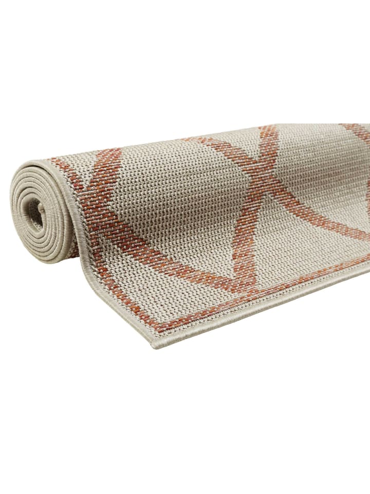 ESPRIT Outdoorteppich Sparkle in beige orange günstig kaufen