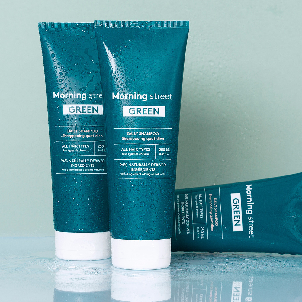 morning street Daily shampoo Green Shampooing quotidien