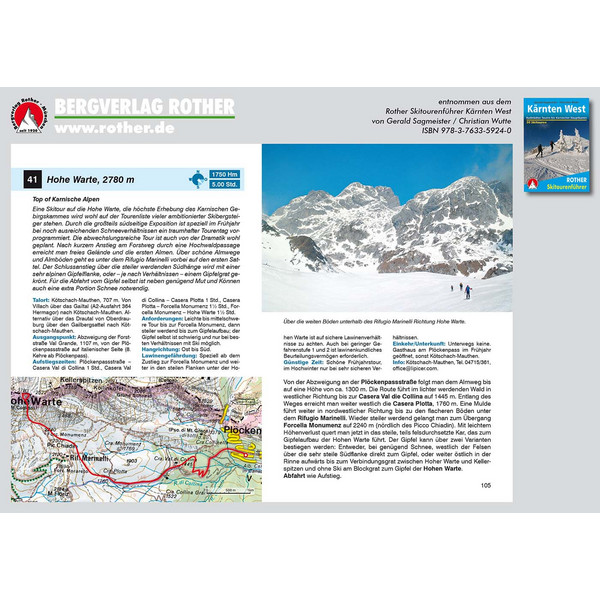 BVR SKITOURENFÜHRER KÄRNTEN WEST