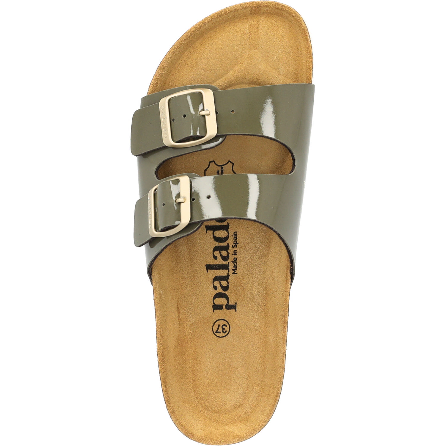 Palado Milos Lack, Pantoletten, Damen, Khaki