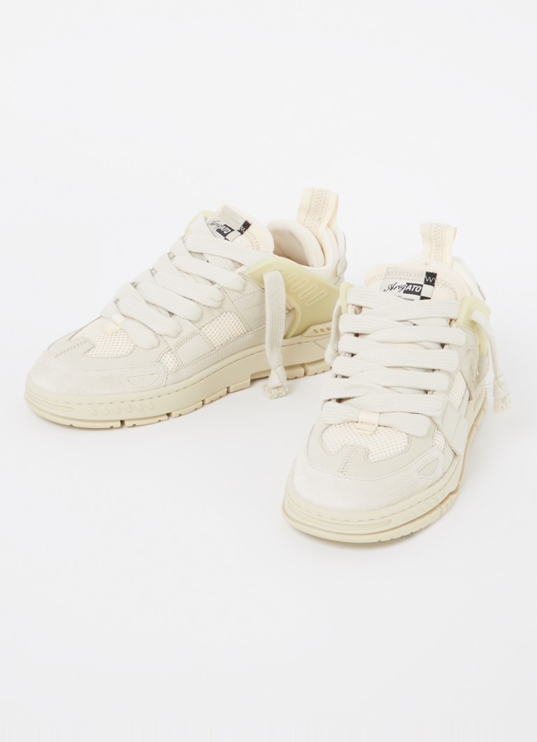 Axel Arigato  Area Patchwork sneaker met leren details