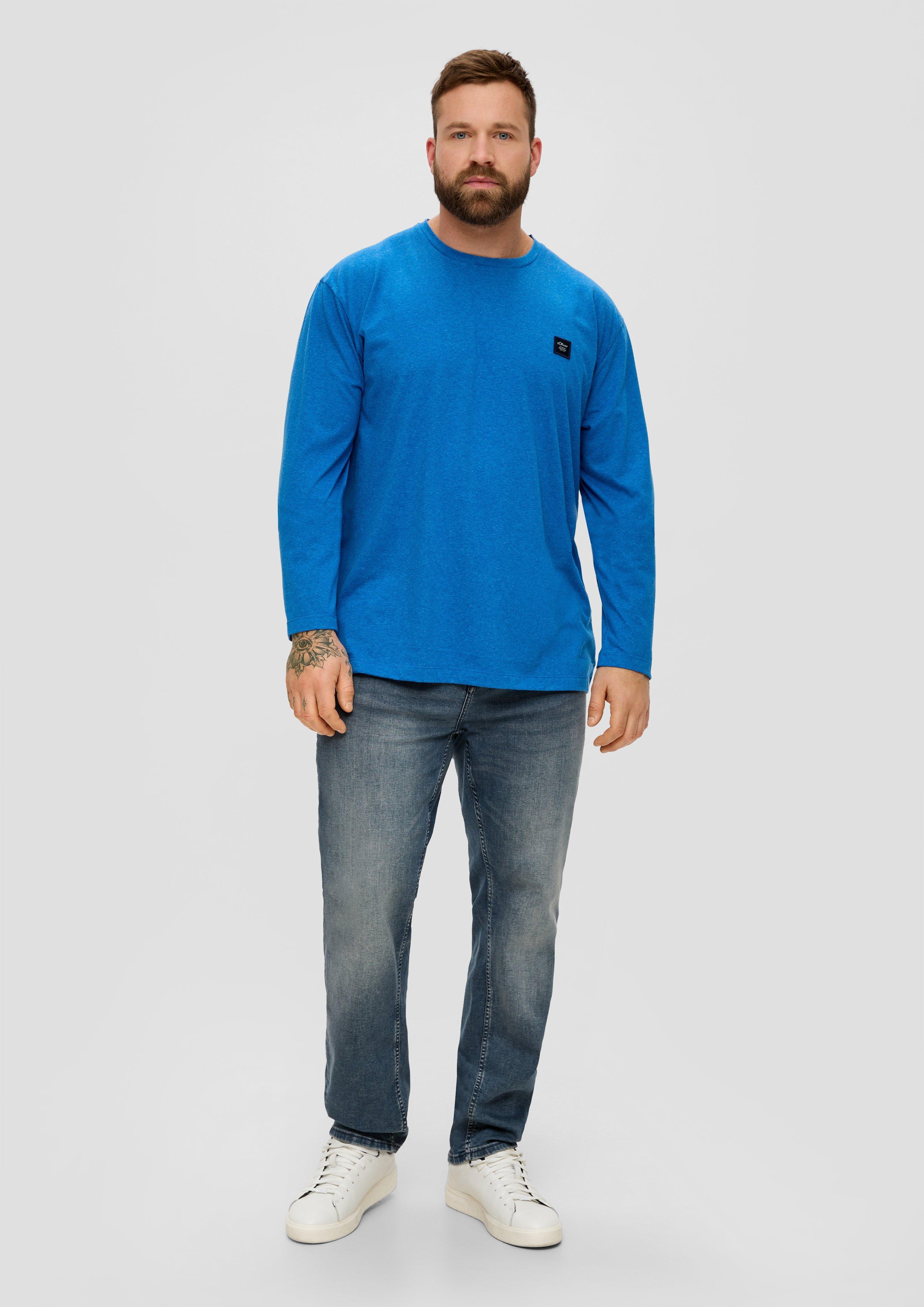 Meliertes Langarmshirt  2143396-55W2