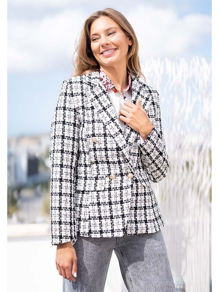 miss goodlife Blazer in Schwarz/ Weiß günstig kaufen