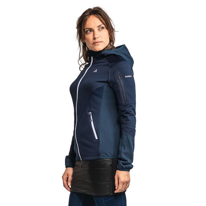 Schöffel Fleece Hoody Lodron L Fleecejacke Damen