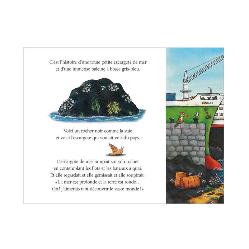 Livre La Baleine et l'Escargote - Gallimard Jeunesse