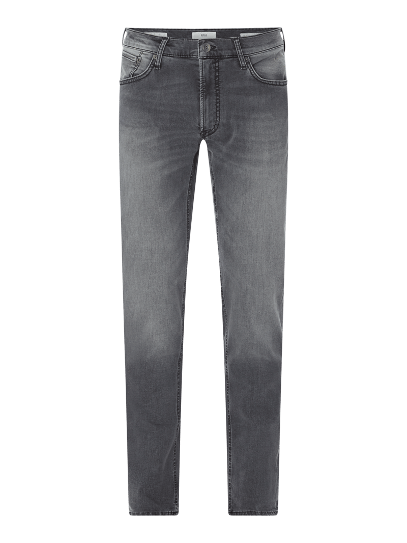 Modern Fit Jeans mit hohem Stretch-Anteil Modell 'Chuck' - 'Hi-Flex' in anthrazit