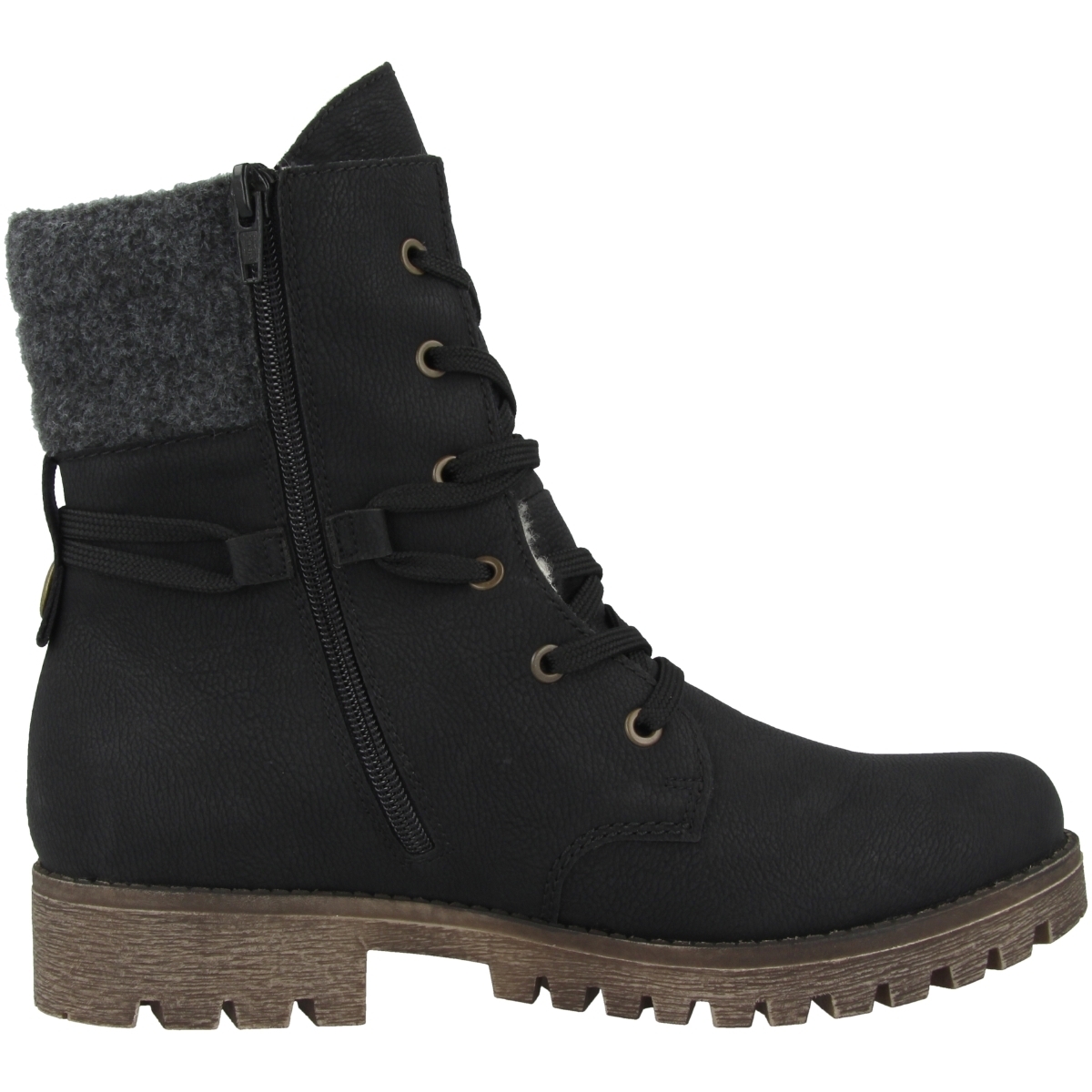 Rieker Mombasa Schnürboots schwarz