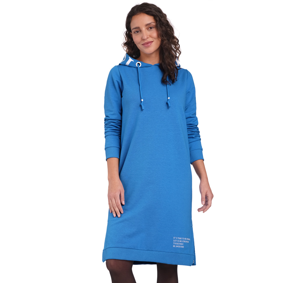 Damen Sweatkleid mit Kapuze