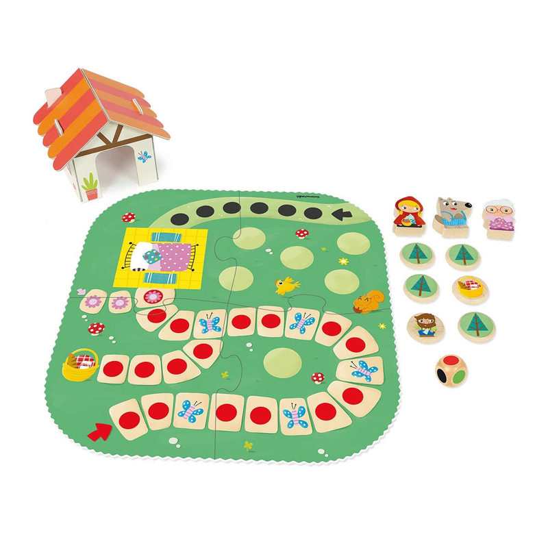Jeu de société Le petit chaperon rouge Goula