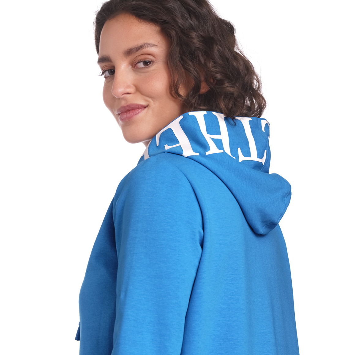 Damen Sweatkleid mit Kapuze