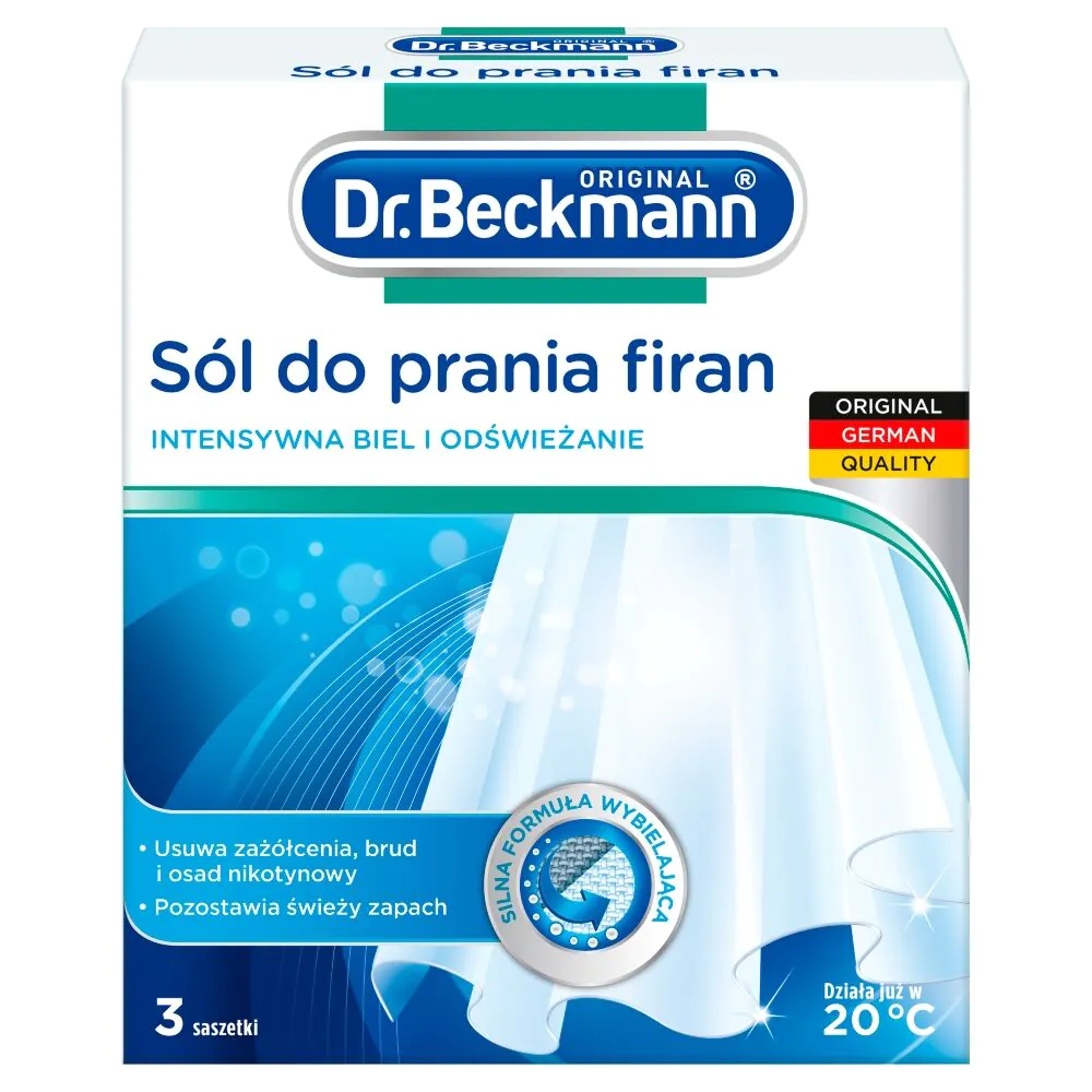 Dr. Beckmann gardinvaskesalt i poser