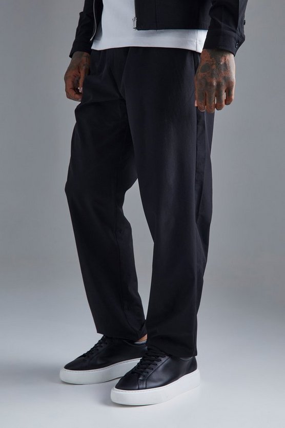 Stretch Hose mit geradem Bein