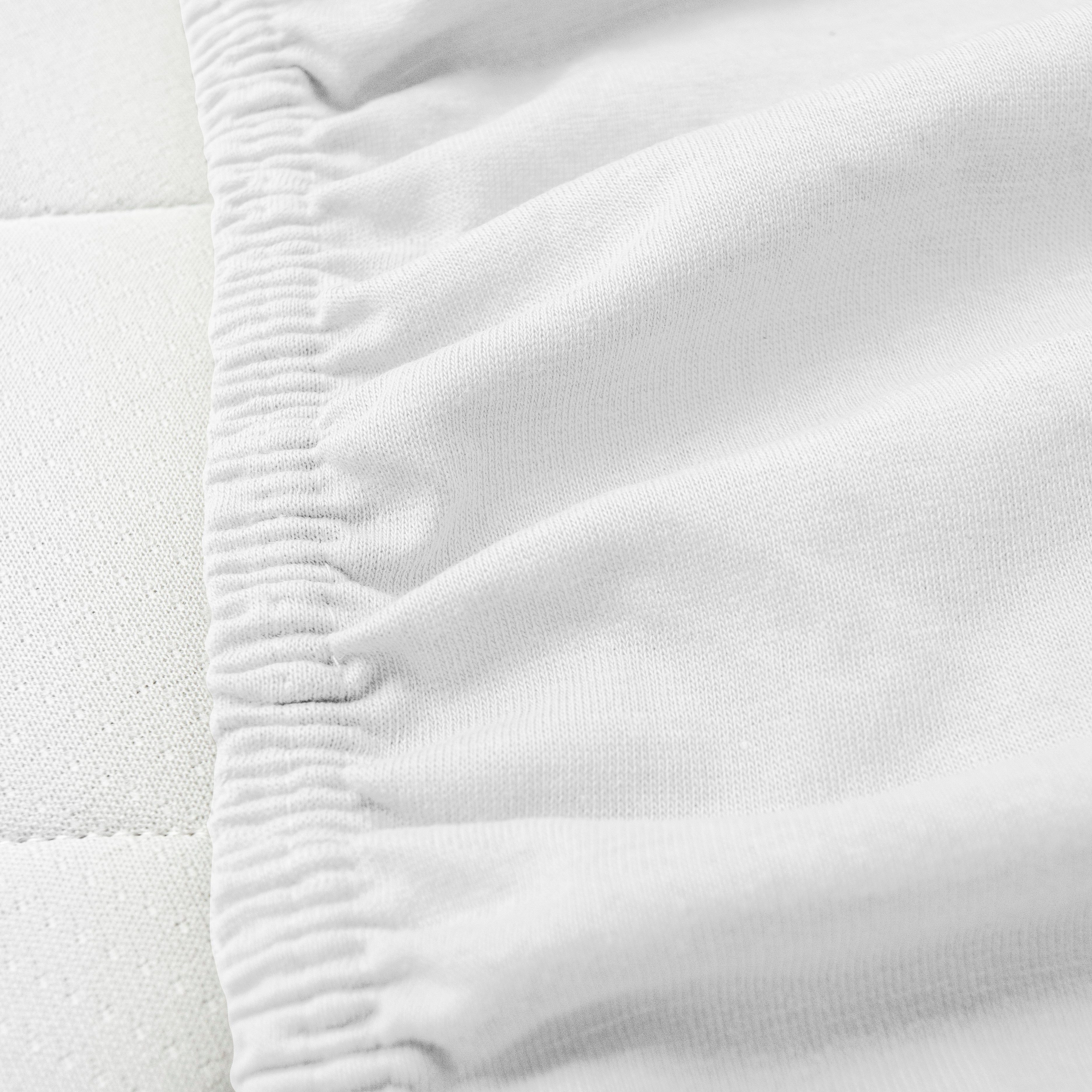 Spannbettlaken Spannbetttuch, Jersey-Bettlaken aus 100% Baumwolle, Viele Größen und Farben erhältlich, Für Matratzen, Boxspringbetten, Wasserbetten und Kindermatratzen, Hometex Premium Textiles, Jersey, Gummizug: Rundumgummizug, Premium-Jersey aus 10