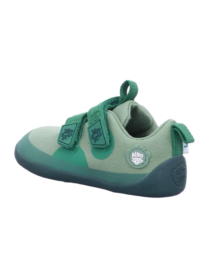 Affenzahn Jungen- Halbschuhe Halbschuh Baumwolle Lucky  Frosch in Grün günstig kaufen