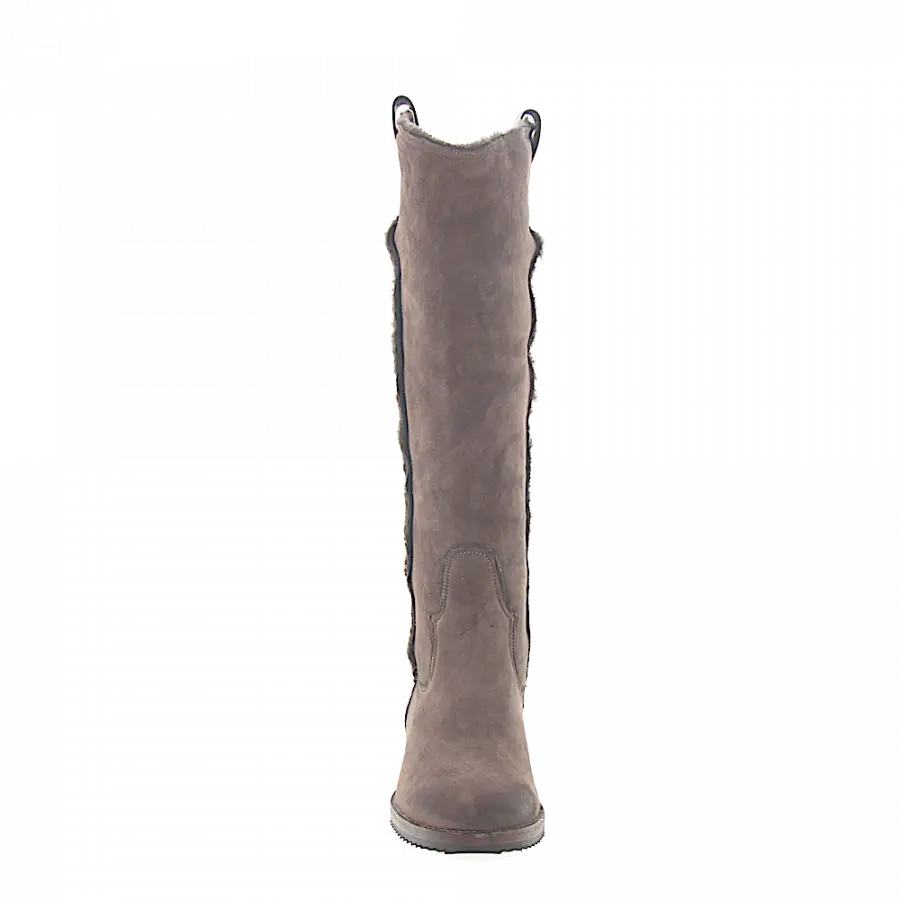 ROSS B. - Stiefel Veloursleder - grau