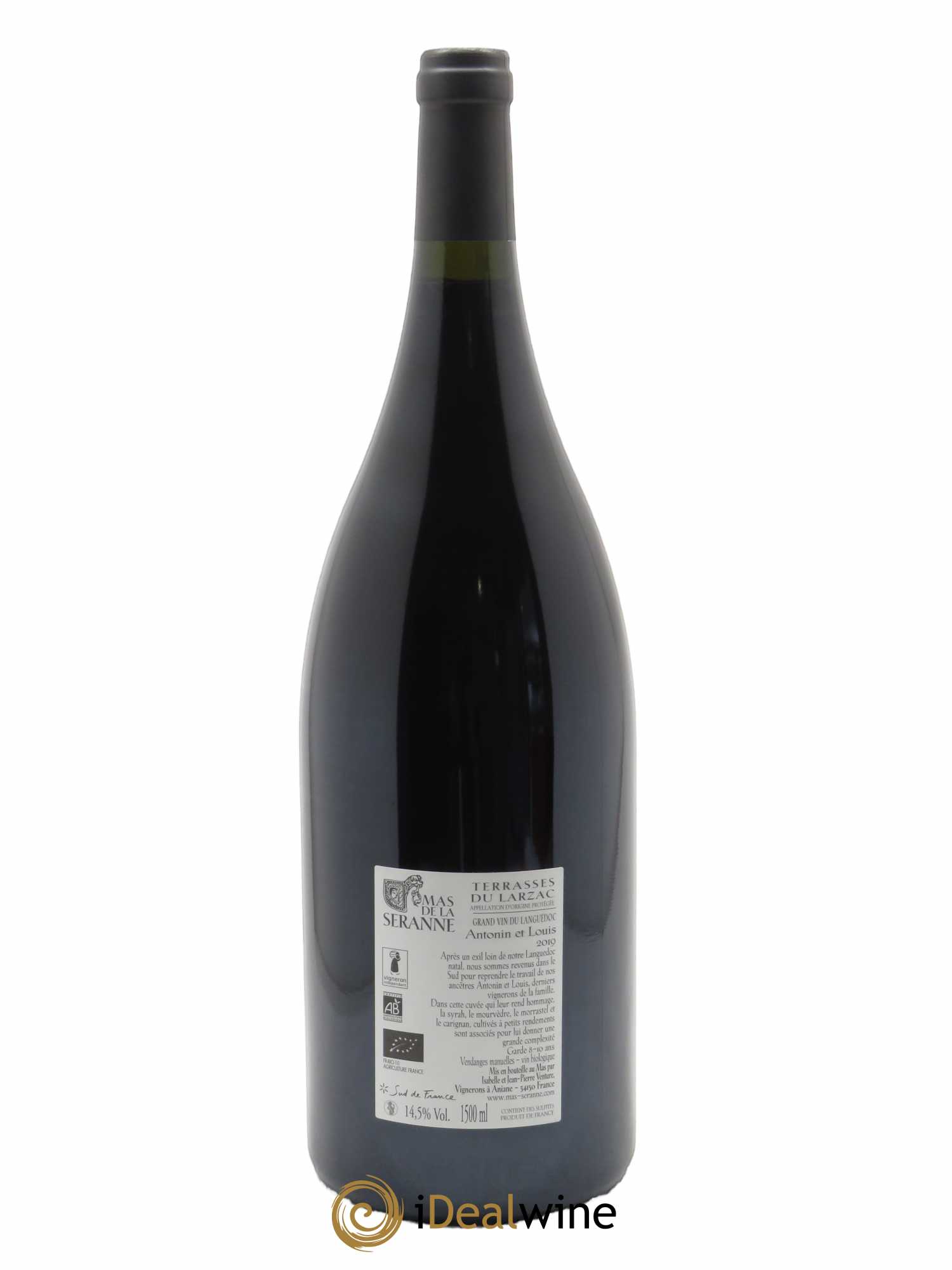 Terrasses du Larzac Antonin et Louis Mas de la Seranne  2019 - Lot de 1 Magnum