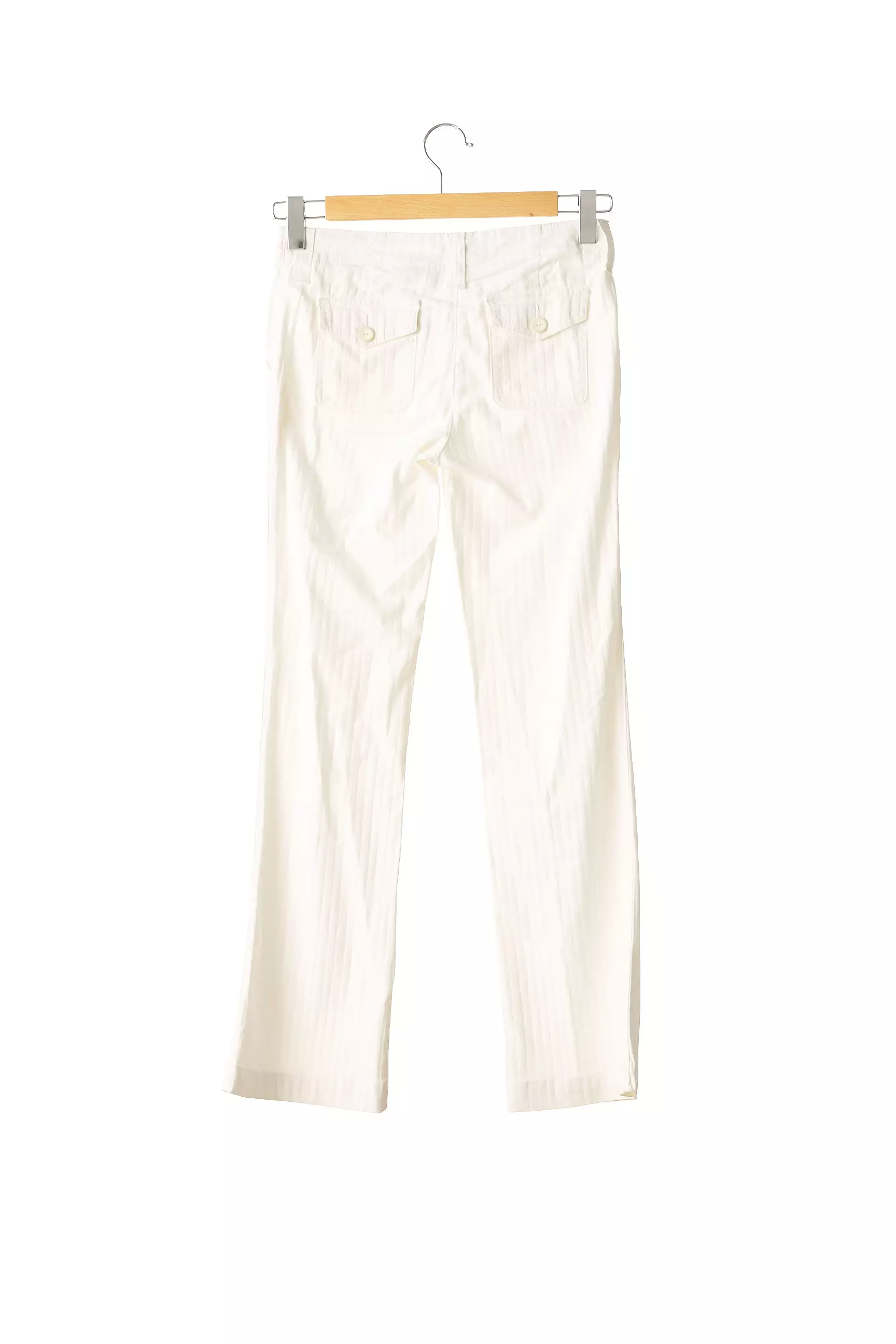 Armani Pantalons Flare Femme couleur blanc