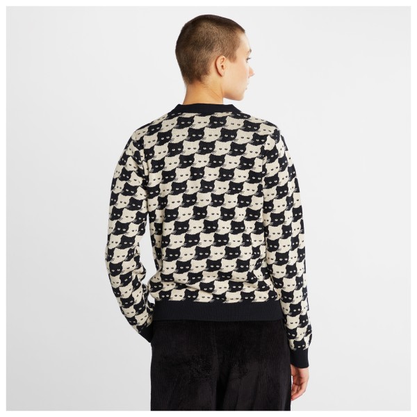 DEDICATED - Women's Cardigan Iggesund Pepita Cats - Freizeitjacke
