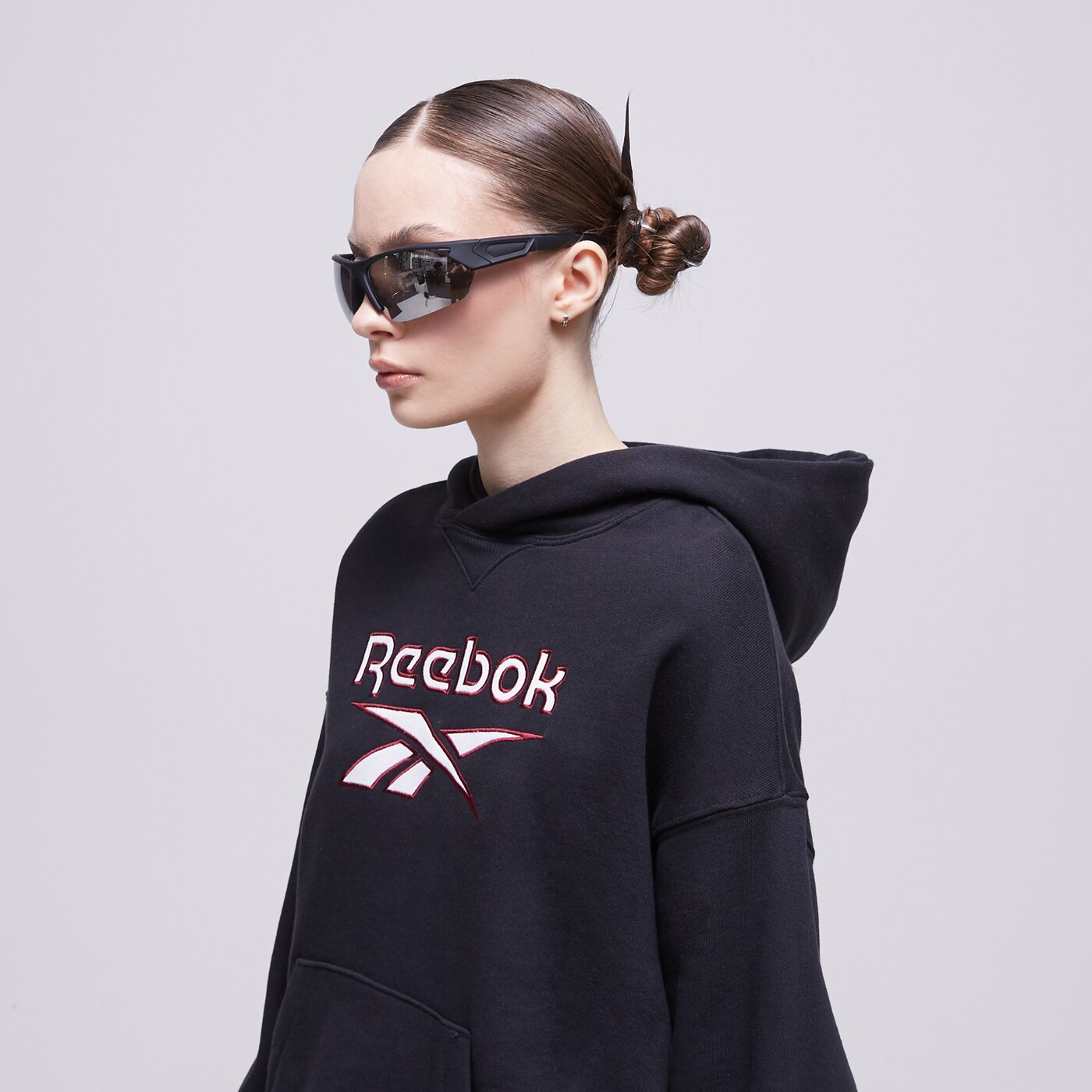 REEBOK HOODIE CL AE BIG LOGO FT HOODIE Schwarz
