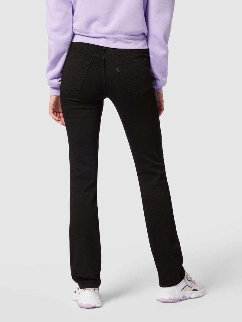 Straight Fit Jeans mit Stretch-Anteil Modell '314' - Water<Less™ in schwarz