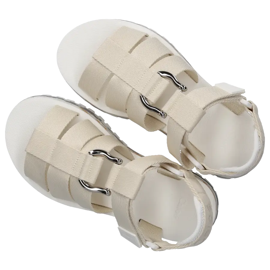 Chloé - Sandalen NIKIE Baumwolle - beige