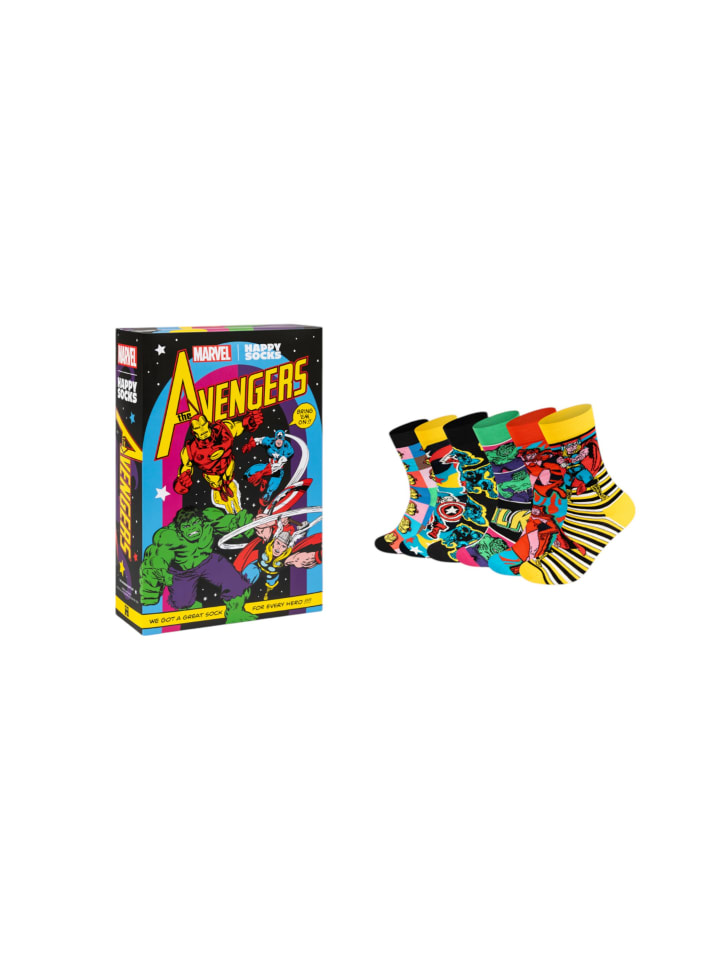 Happy Socks Socken MARVEL™ Avengers Gift Set in Multicolor günstig kaufen
