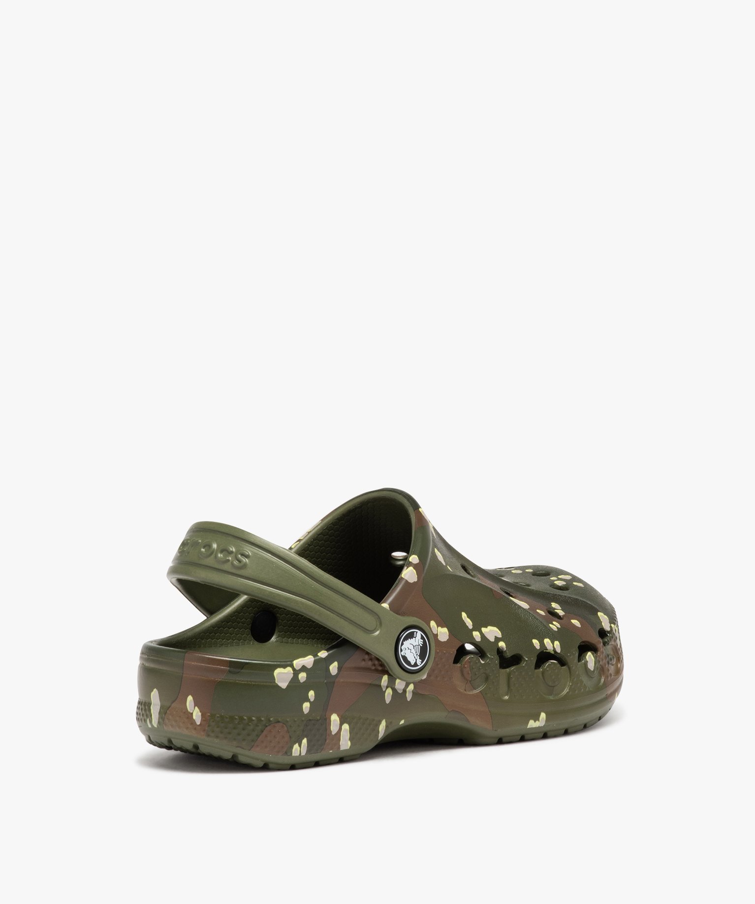 Sabots souples plage Garçon dessus militaire perforé - Crocs kaki | GEMO