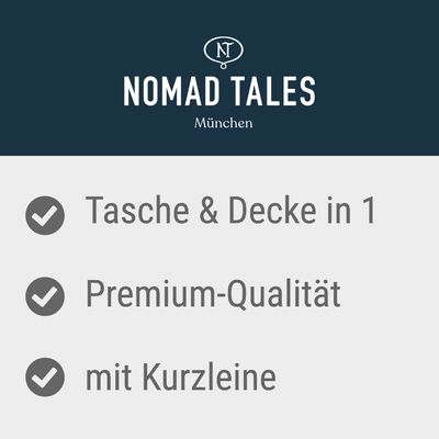 Nomad Tales Spirit Schultertasche für Hunde, navy blue