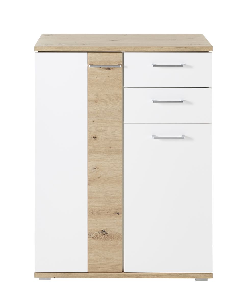 Schuhschrank Signo II Weiß Artisan Eiche Nb.