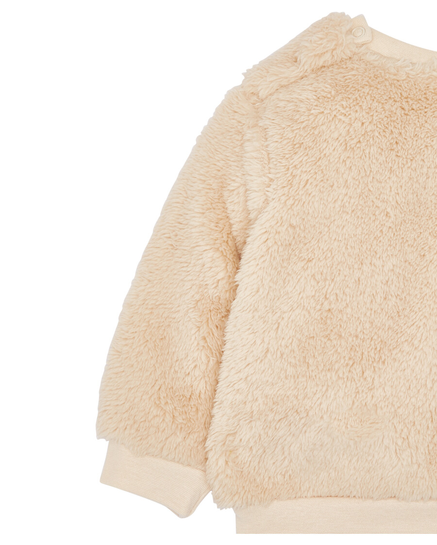 Flauschiger Fleecepullover + Pull-on-Hose