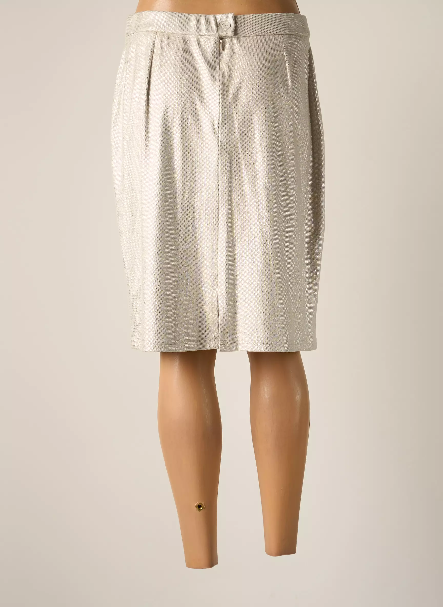 Jumfil Jupes Mi Longues Femme couleur beige