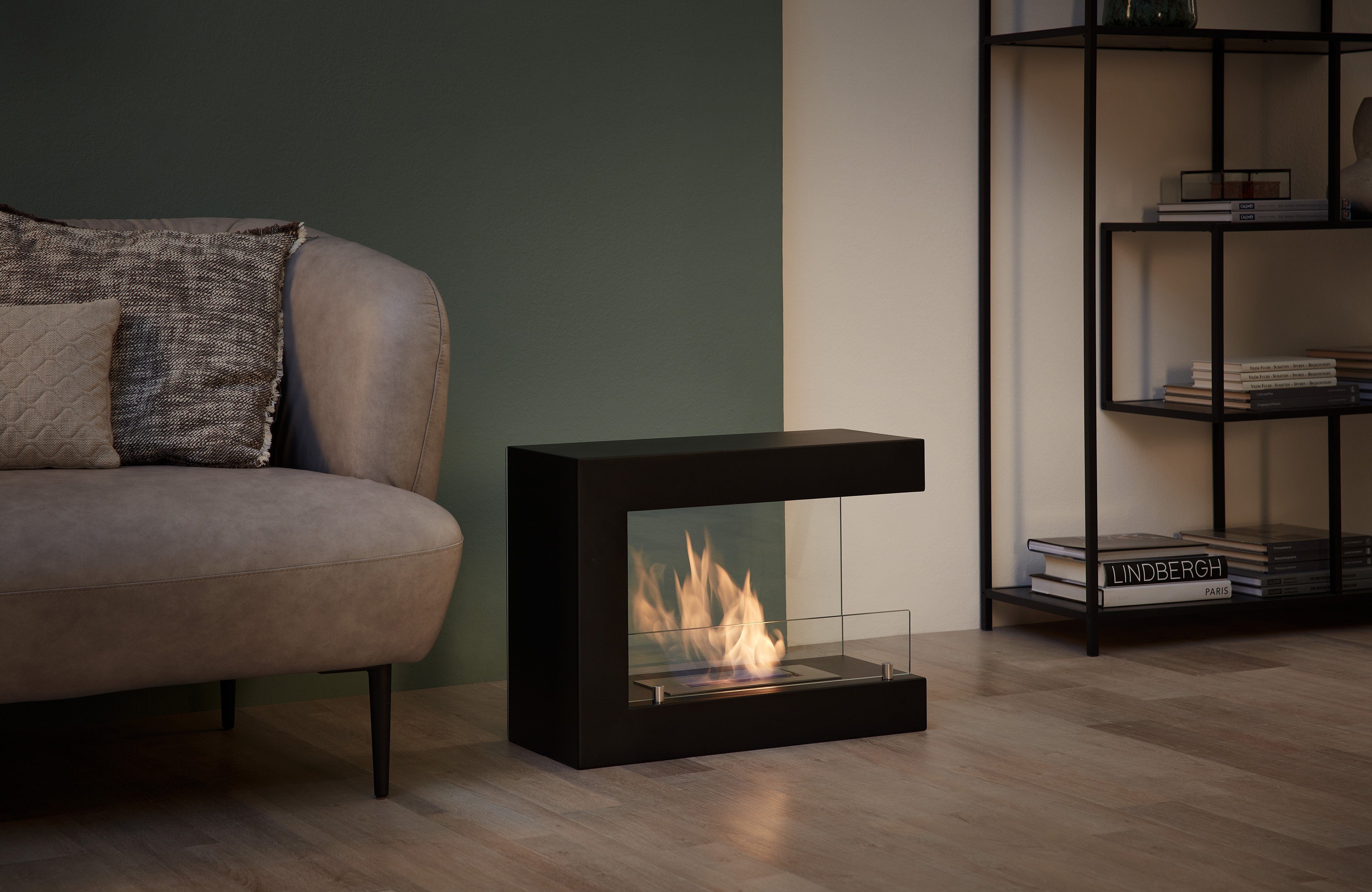 WELCON Echtfeuer-Dekokamin Bioethanol Kamin & Fireplace Stockholm