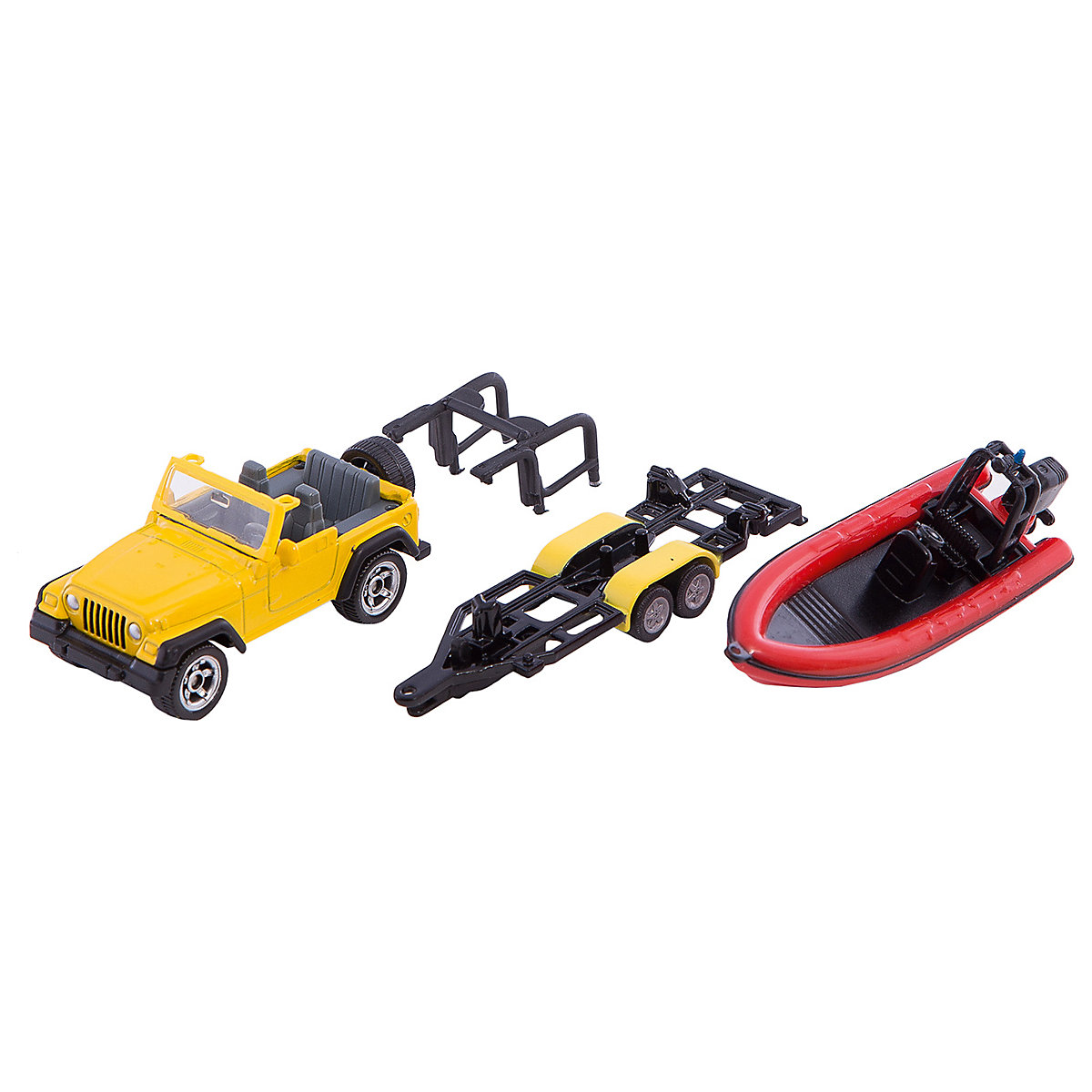 SIKU 1658 Jeep mit Boot